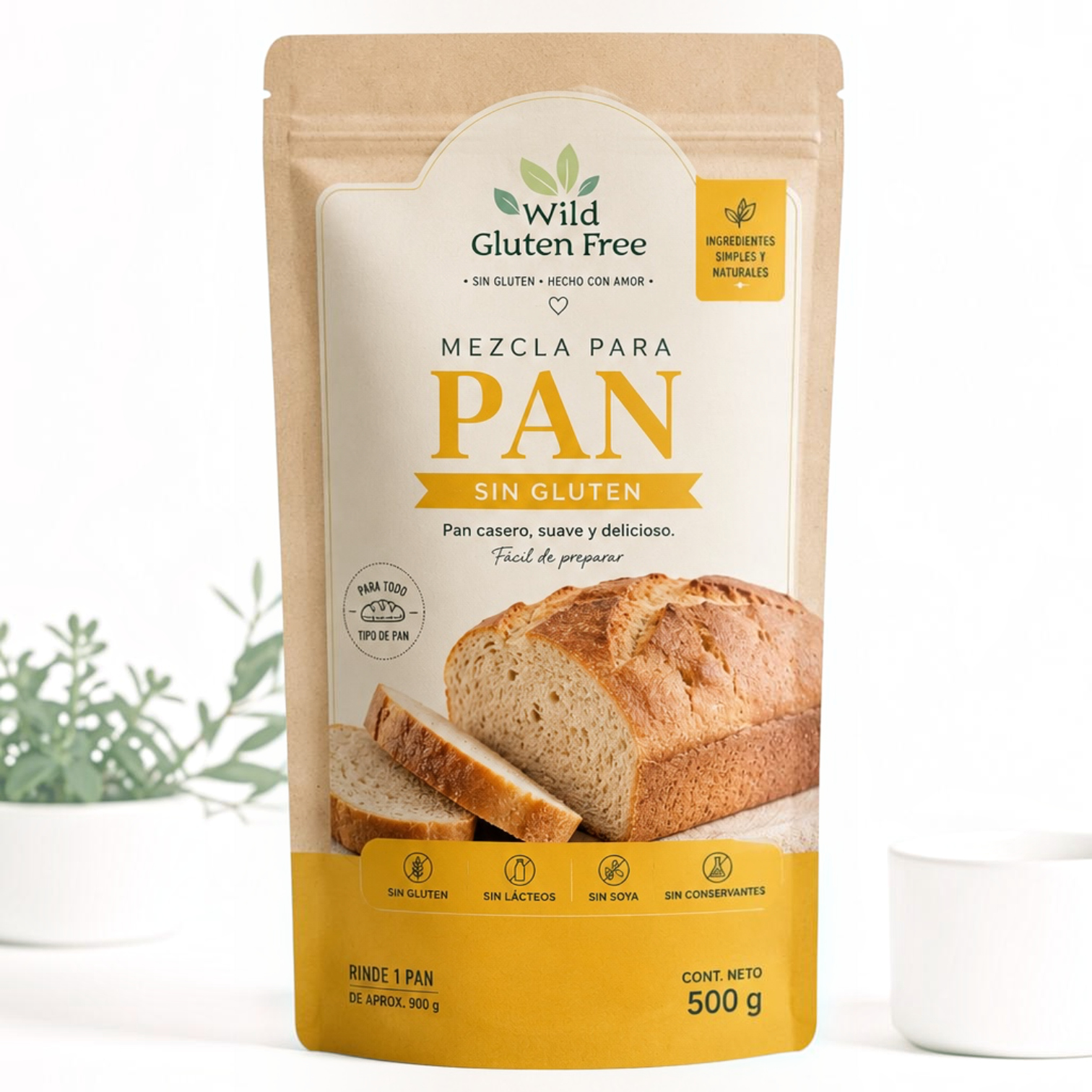 Mix para Pan Sin Gluten