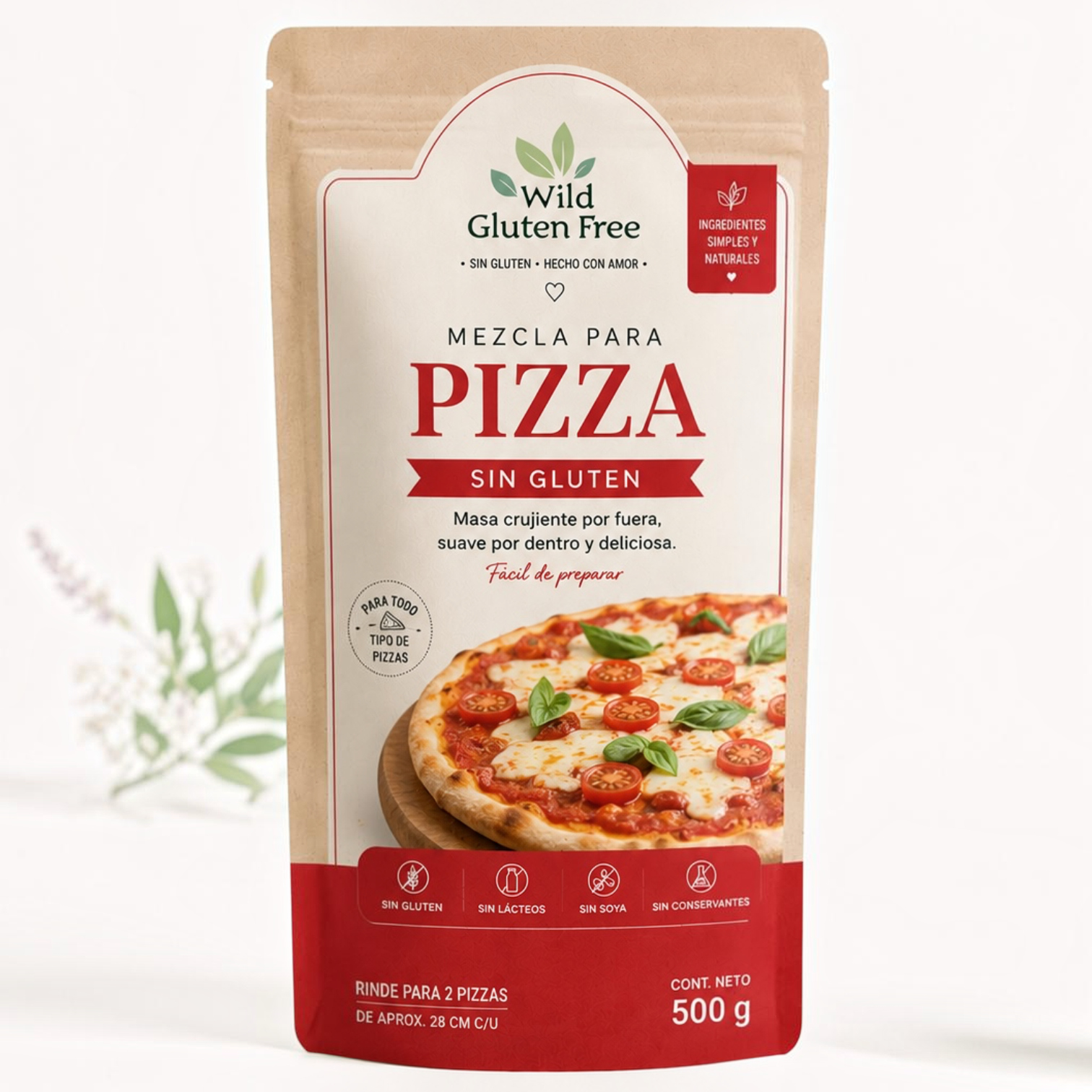 Mix para Pizza Sin Gluten